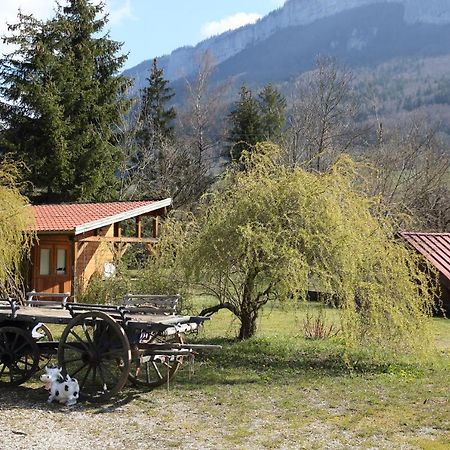 chalet du camping la Porte St Martin Saint-Martin-en-Vercors Eksteriør billede