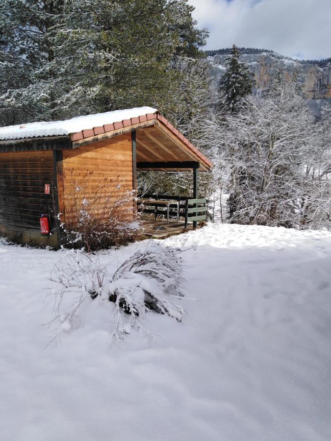 chalet du camping la Porte St Martin Saint-Martin-en-Vercors Eksteriør billede