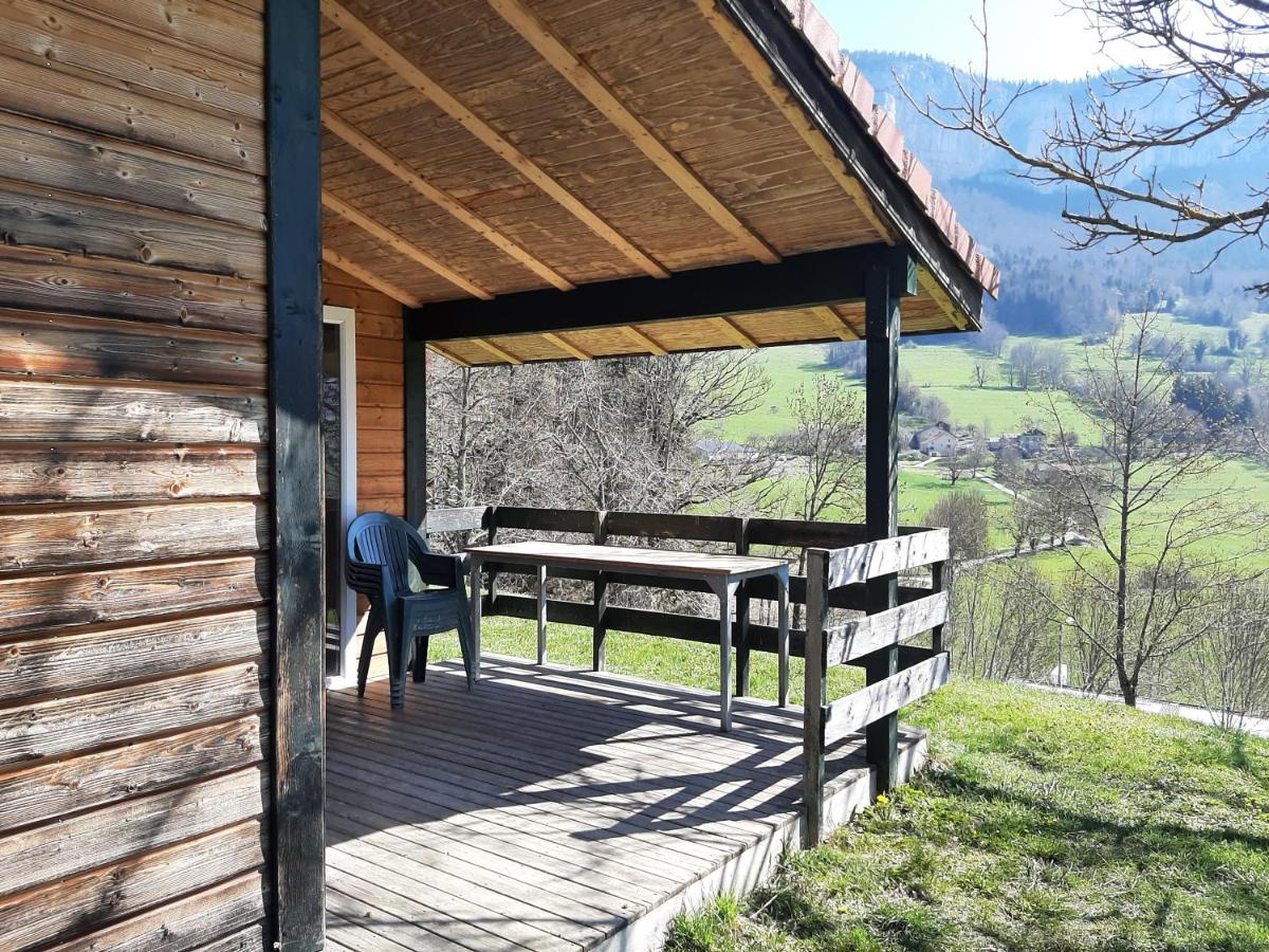 chalet du camping la Porte St Martin Saint-Martin-en-Vercors Eksteriør billede